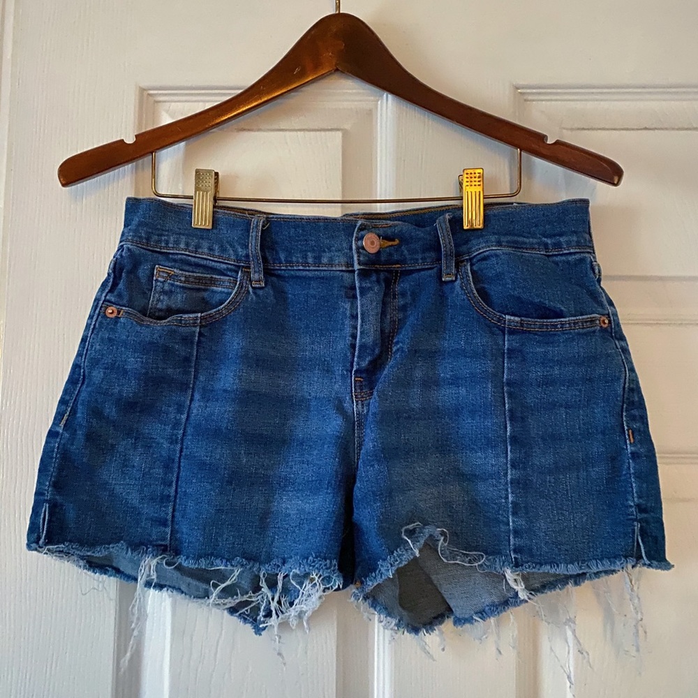 Boyfriend denim shorts